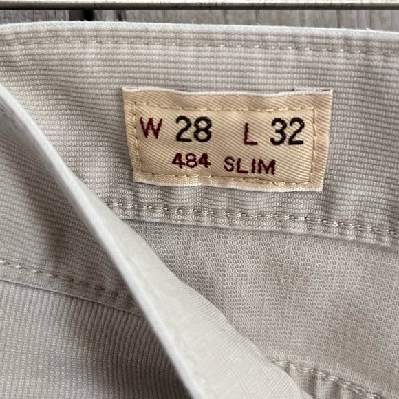 J. Crew 484 Slim 5 Pocket Pant in Off-White - Picture 2 of 4